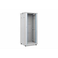 19'' pastatoma komutacinė spinta A2-6827G (27U, 600x800x1405mm, IP20, iki 1000kg, pilka, nesurinkta)