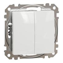 2 klavišų jungiklis Schneider Electric Sedna Design SDD111105 (baltas)