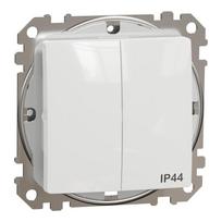 2 klavišų jungiklis Schneider Sedna Design SDD211105 (baltas, IP44)