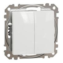 2 klavišų perjungiklis Schneider Electric Sedna Design SDD111108 (baltas)