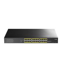 24 prievadų komutatorius CUDY GS1028PS2 (Nevaldomas, PoE)