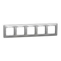 5 vietų rėmelis Schneider Electric Sedna Design SDD313805 (aliuminis)