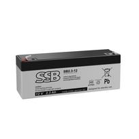 Akumuliatorius (AGM) SSB SB (2.3Ah, 12V, F1, VRLA)