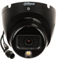 Dahua Dome IPC-HDW1639T-A-IL-0280B-S6-BLACK F2.8 (Juoda, 6MP, ~110°, IR+balta šviesa 30m, IP67)