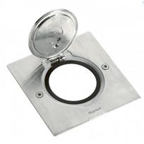 Grindinės dėžutės apdaila 2 mod. Legrand 089700 (nerūdijančio plieno)