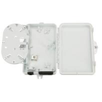Hermetinė optinė FTTx sieninė dėžutė (2xSC/LC, IP65, 167x102x31 mm)