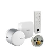 Išmanios spynos Tedee GO2 komplektas Scandi – su klaviatūra + durų sensorius DOVANŲ!