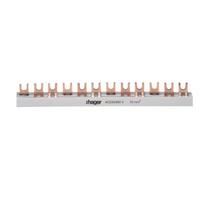 Izoliuota sujungimo šyna Hager KDN380A (3P, 57 mod., 10mm)