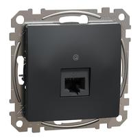 Kompiuterinis lizdas 1xRJ45 UTP Cat6 Schneider Electric Sedna Design SDD114461 (antracitas)