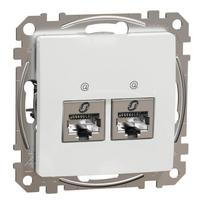 Kompiuterinis lizdas 2xRJ45 STP Schneider Sedna SDD111452S (baltas)