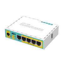 Maršrutizatorius 5 prievadų MikroTik hEX PoE lite RB750UPr2