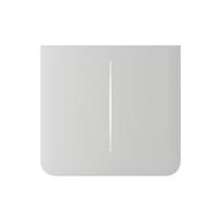 SideButton (2-gang) vertical White, Ajax