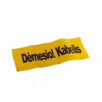 Signalinė juosta "Kabelis" 0.15mm x 250mm (500m)