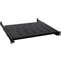 Stacionari lentyna 19'' 1U (800 mm gylio spintai, juoda, iki 60 kg)