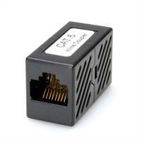 Sujungimas UTP kabeliui RJ45-RJ45 Cat6A In-Line LK-1006-Cat6A (juodas)