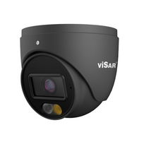 VSC VISAR IPT6VDs4cF28D IP kamera 6 MP, 2,8 mm, dvigubas apšvietimas, 30 m, juoda