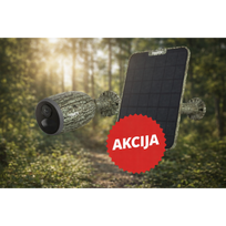 Kamufliažinės spalvos Reolink G330 4G LTE kamera + Saulės elementas  6W