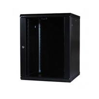 Komutacinė pakabinama spinta 19" 12U 600x450x635 (surinkta) (juoda)