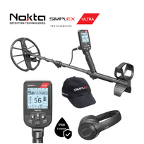 Metalo detektorius su belaidėmis ausinėmis NOKTA SIMPLEX ULTRA WHP