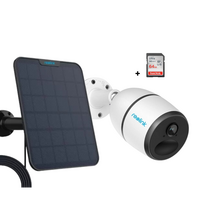 Reolink Go Plus kamera 4G LTE + Saulės elementas 6W (juodas) + 64GB SD kortelė