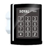Soyal AR-888H įleidžiamas durų valdiklis su klaviatūra ir atstuminių kortelių skaitytuvu, 125kHz