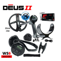XP DEUS 2 WS6 MASTER metalo detektorius su 22cm rite