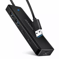 HUB 4-port 5gbp s 2x USB-A + 2x USB-C HUE-C2A