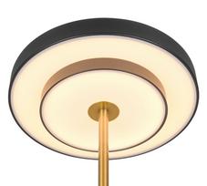 Darbo stalo šviestuvas Trio, LED, 12W, aukso sp./juoda sp./aukso sp.
