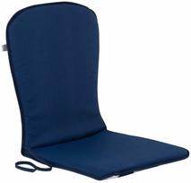 Lauko kėdės pagalvėlė Patio Sam D001-41PB / C00-21PB, mėlyna sp./balta sp., 74 x 38 cm