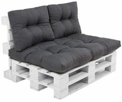 Lauko baldų pagalvių rinkinys Patio Termi H024-07PB, grafito sp., 60 x 42 cm