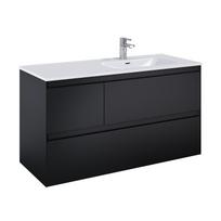 Vonios spintelė po praustuvu Elita Split Right, matinė juoda sp., 45.8 cm x 120 cm x 63.5 cm