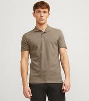 JACK & JONES vyriški polo marškinėliai 12136516*06, tamsiai smėlio spalvos