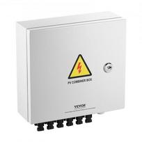PV kombinuotoji dėžė, 6 grandinės, 28x25x10 cm, plienas, IP65, saulės energijos saugykla
