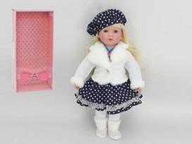 Žaislinė lėlė 45 cm, kalbanti ir dainuojanti lietuviškai