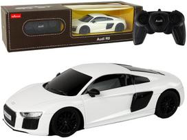 Automobilis Audi R8 su nuotolinio valdymo pultu Rastar, baltas
