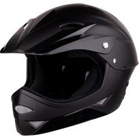 Vaikiškas šalmas FORCE DOWNHILL Junior // dydis S-M (54-58 cm) (juoda)