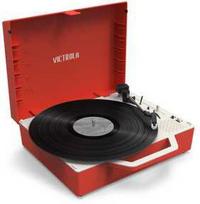 Patefonas Victrola Re-Spin VSC-725SB, Raudonos spalvos