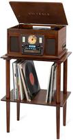 „Victrola VA-30-ESP-INT“ medinis plokštelių stovas, rudas