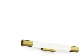 Sieninis šviestuvas Veidrodžių LED šviestuvas PHILIPS ROVER RD, IP44 5W 2700K 730lm žalvario sp 44,2x5x7,2cm