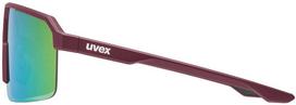 Akiniai Uvex ramp burgundy matt / mirror rose