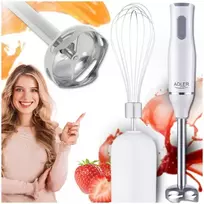 Adleris 800 W daugiafunkcinis rankinis plaktuvas su smulkintuvu ir plaktuvu Adler AD 4620