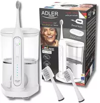 Adler Europe 2in1 Sonic dantų šepetėlis ir drėkintuvas, USB C, 500 ml, 1700 judesių/min Adler AD 2180