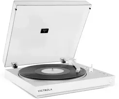 „Victrola VPT-800-WHT-INT“ automatinis patefonas, baltas