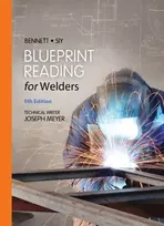 KNYGA A E Bennett Blueprint Reading for Welders, Spiral bound Version