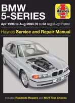 KNYGA BMW 5-Series 6-cyl Petrol (April 96 - Aug 03) Haynes Repair Manual