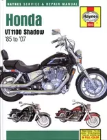 KNYGA Max Haynes Honda VT1100 Shadow (85-07) Haynes Repair Manual