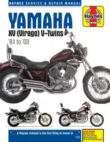 KNYGA Alan Ahlstrand Yamaha XV Virago (81-03) Haynes Repair Manual