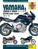KNYGA Editors of Haynes Manuals Yamaha TDM850, TRX850 & XTZ750 (89 - 99) Haynes Repair Manual