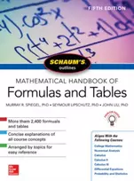 KNYGA Murray R Spiegel Schaum's Outline of Mathematical Handbook of Formulas and Tables, Fifth Edition
