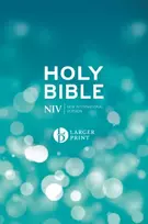 KNYGA New International Version Staff NIV Larger Print Mėlyna Hardback Bible